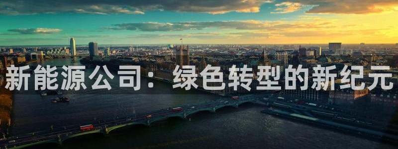 摩根娱乐宝诈骗：新能源公司：绿色转型的新