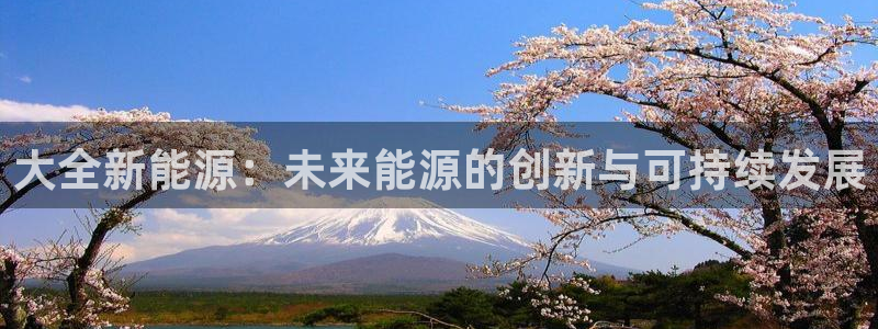 摩根娱乐宝秒单:大全新能源:未来能源的创新与可持续发展